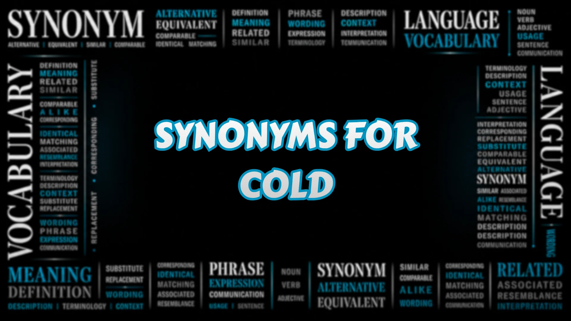 Synonyms for Cold
