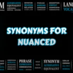 Synonyms for Nuanced