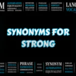 Synonyms for Strong