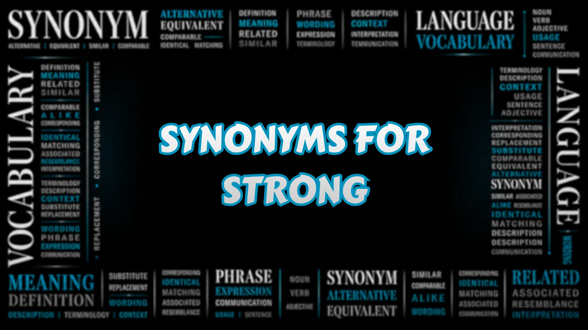 Synonyms for Strong